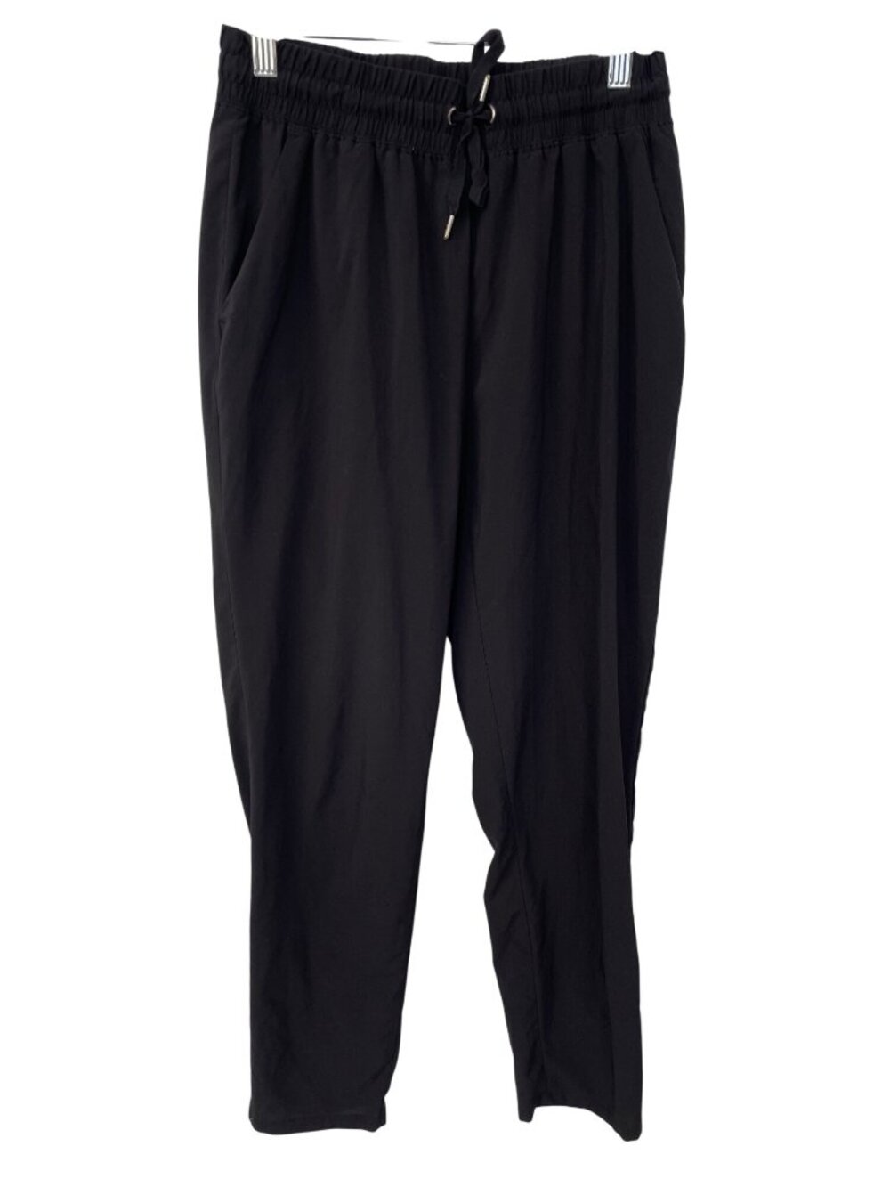 Xersion Jogger Pants Small Pull On Elastic Waist Drawstring Black Gym Athleisure